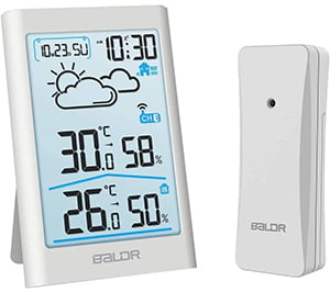 TEKFUN-Wetterstation-Funk-Digital-Thermometer-Hygrometer-Innen-Aussen-Raumthermometer